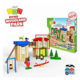  اسباب بازی ساختنی کلبه جنگلی 177 تکه تک توی TAKTOY_اسباب بازی لگو 